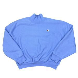 Champion Reverse Weave Mock Neck Women’s Logo Sweatshirt Size Medium